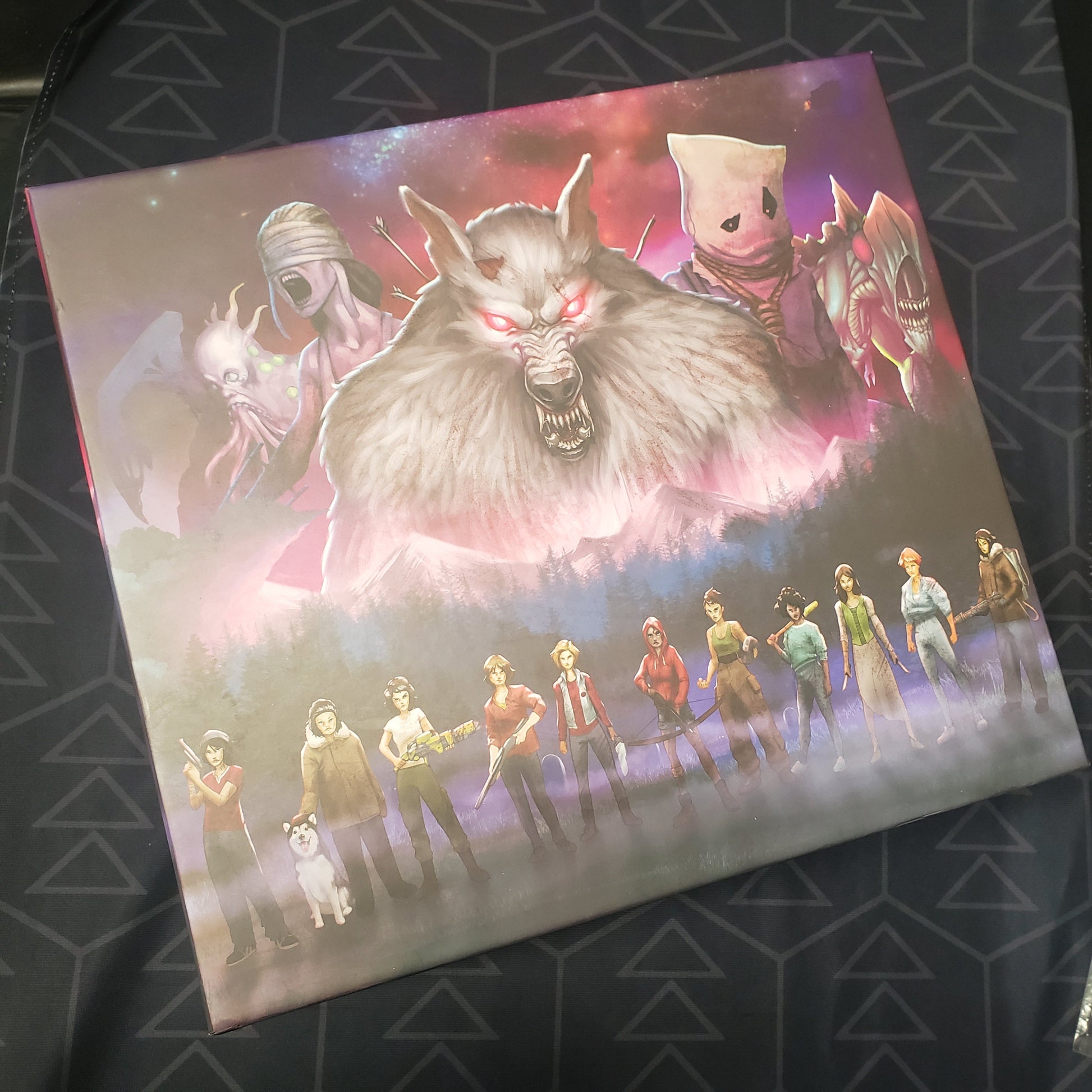 Image shows the front cover of the Series 2 Storage Box for the board game Final Girl