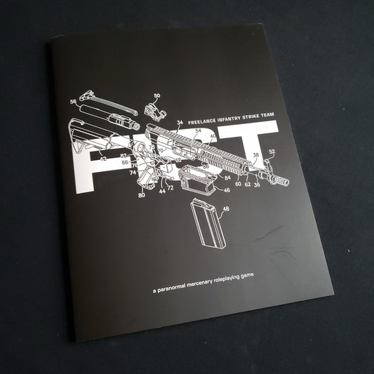 Image shows the front cover of the FIST roleplaying game book