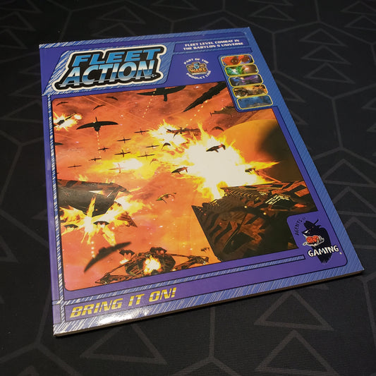 Image shows the front cover of the Fleet Action wargaming book