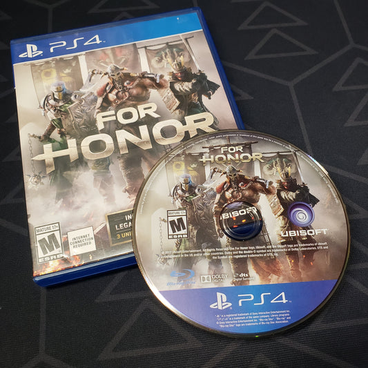 Image shows the case & disc for the video game For Honor for Playstation 4