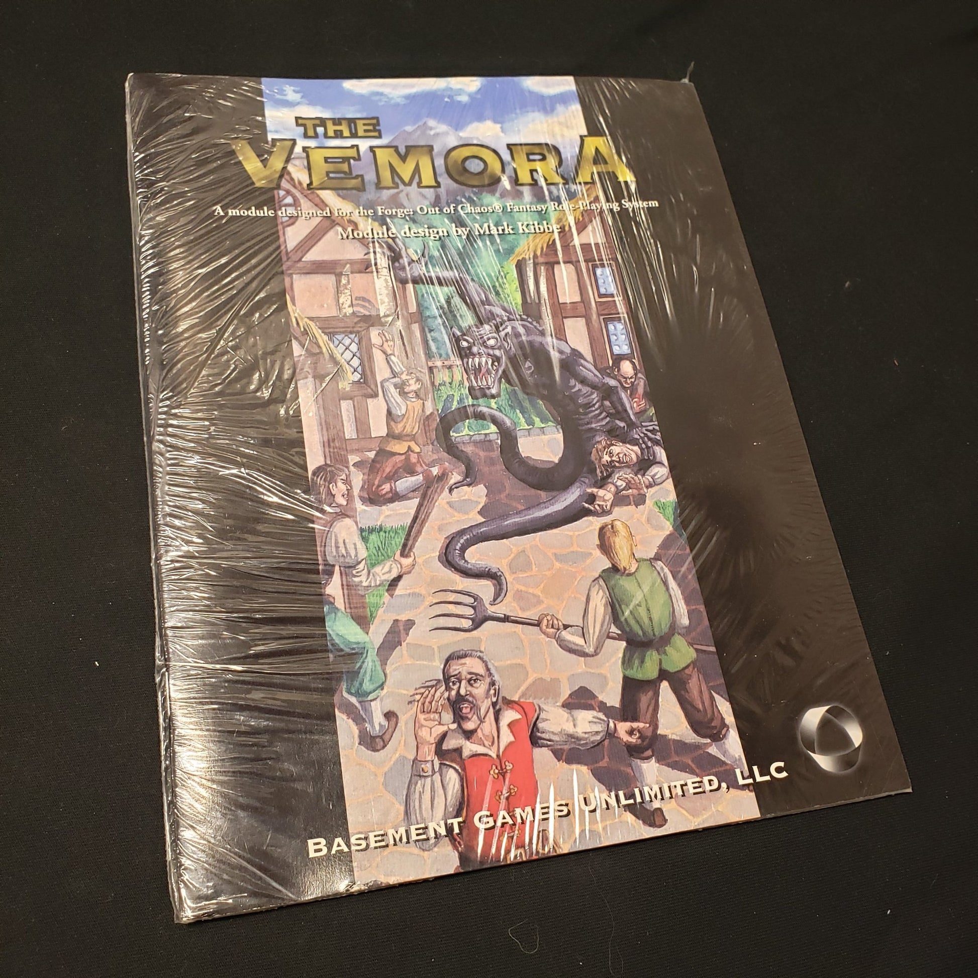 Image shows the front cover of the Vemora book for the roleplaying game Forge: Out of Chaos