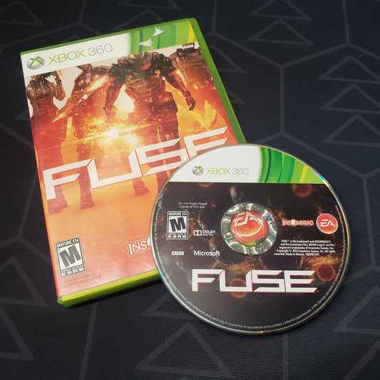 Image shows the case & disc for the video game Fuse for Xbox 360