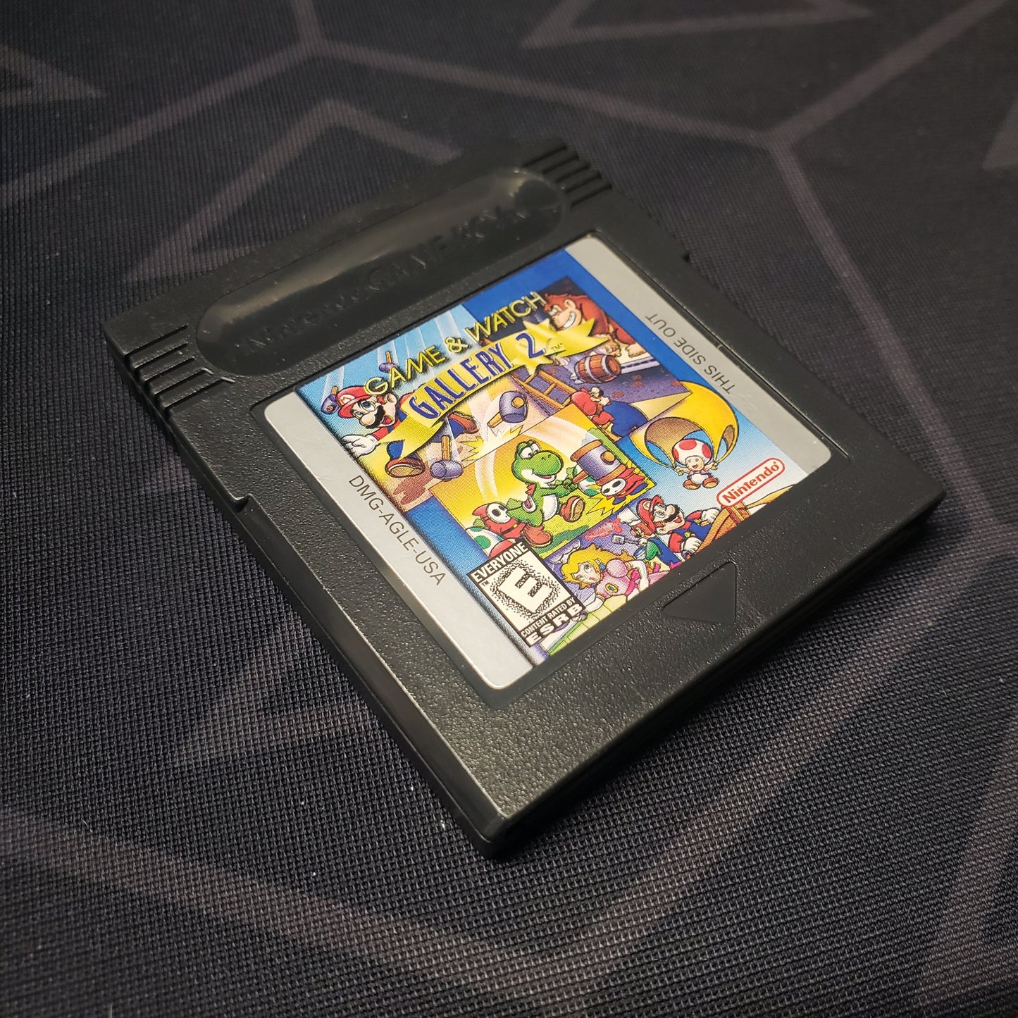 Image shows the front of the cartridge for the video game Game & Watch Gallery 2 for Nintendo Game Boy Color