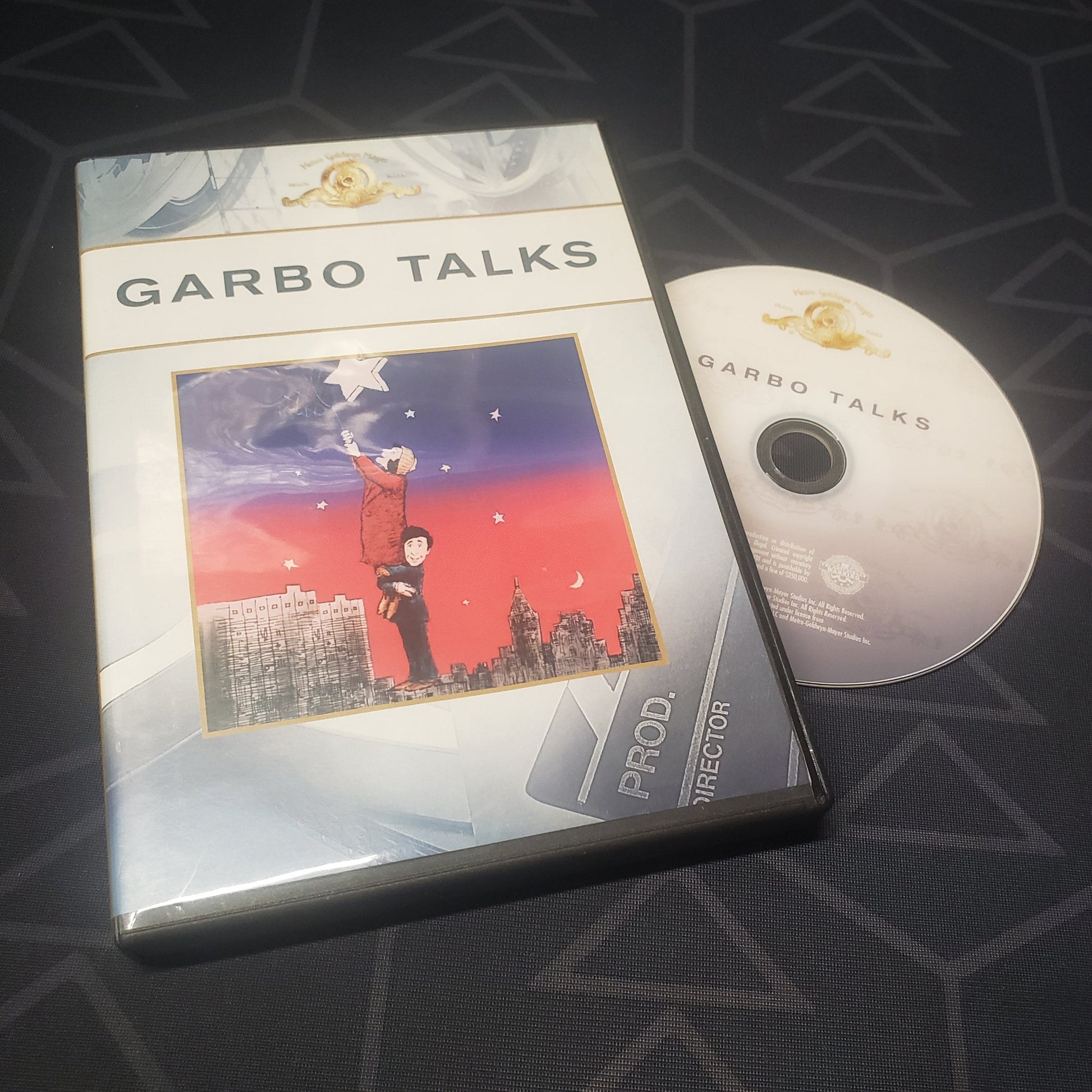 Image shows the case & disc for the movie Garbo Talks on DVD