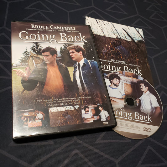 Image shows the case, insert & disc for the movie Going Back on DVD
