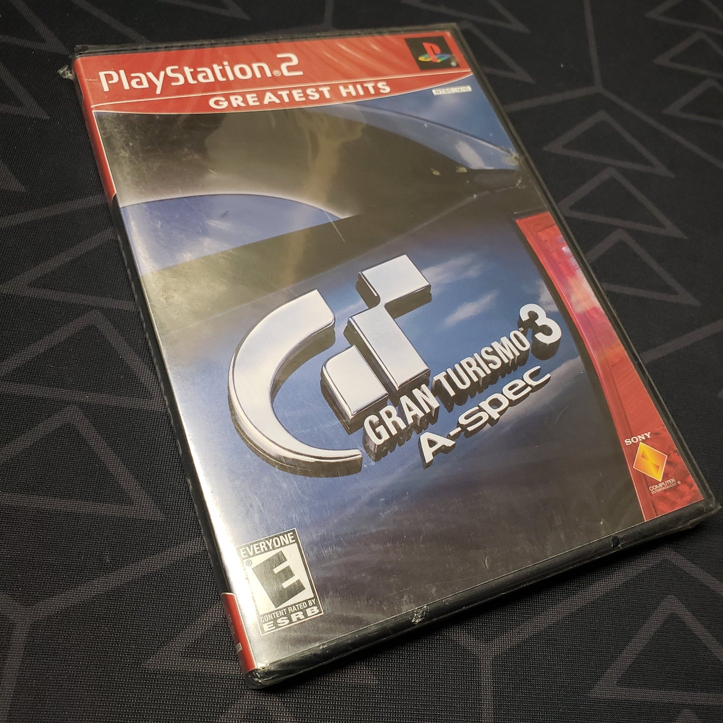 Image shows the front of the case for the video game Gran Turismo 3: A-Spec for Playstation 2