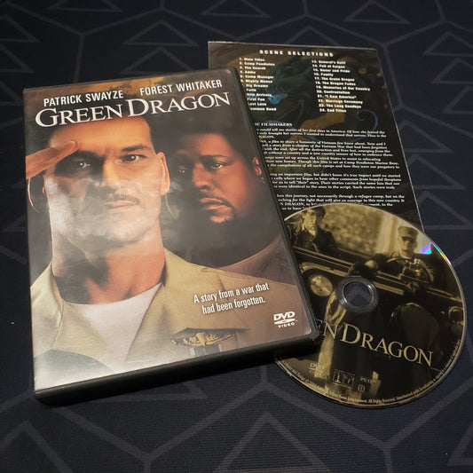 Image shows the case, insert & disc for the movie Green Dragon on DVD