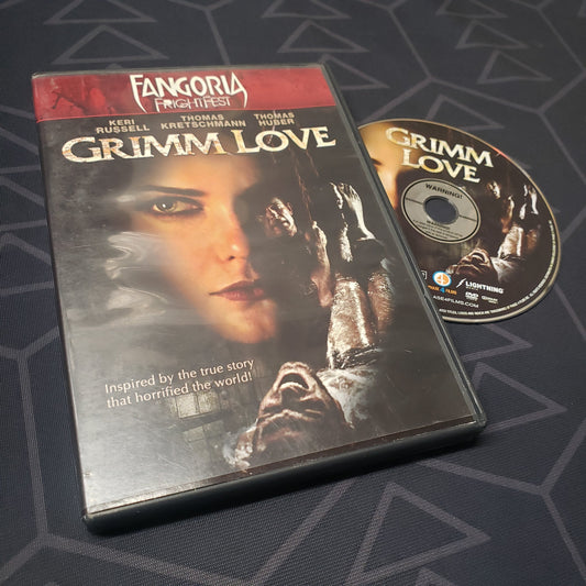 Image shows the case & disc for the movie Grimm Love on DVD