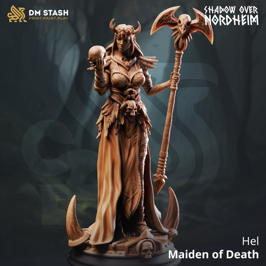 Image shows a 3D render of a human sorcerer gaming miniature.