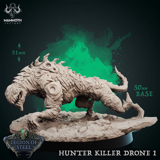 Image shows a 3D render of a eldritch beast gaming miniature.