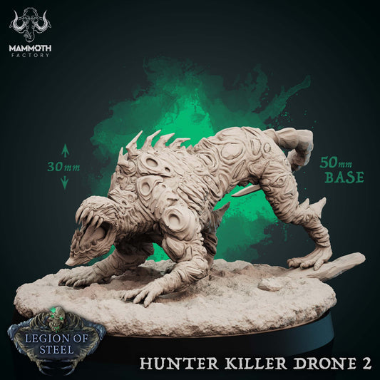 Image shows a 3D render of a eldritch beast gaming miniature.