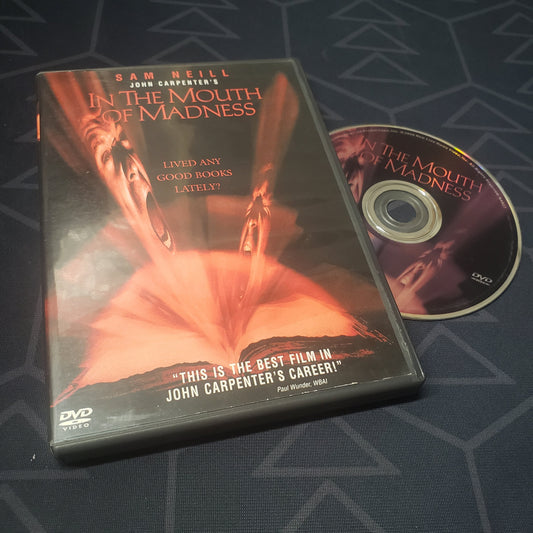 Image shows the case & disc for the movie In the Mouth of Madness on DVD