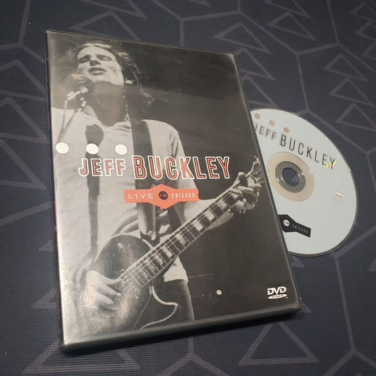 Image shows the case & disc for the concert film Jeff Buckley: Live in Chicago on DVD