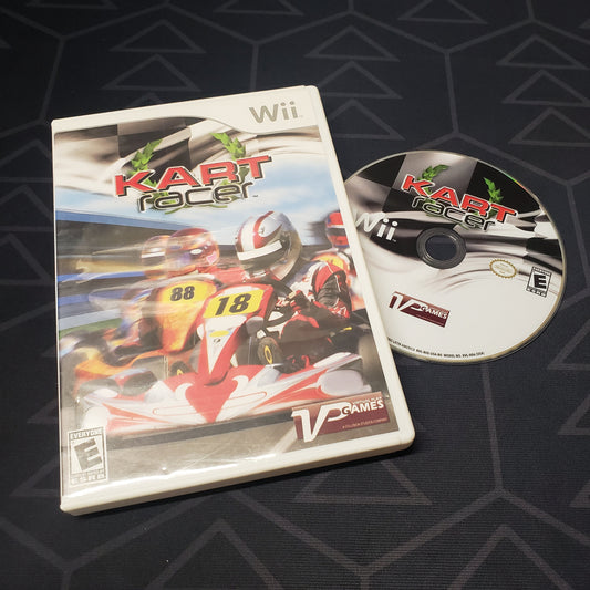 Image shows the case and disc for the video game Kart Racer for Nintendo Wii