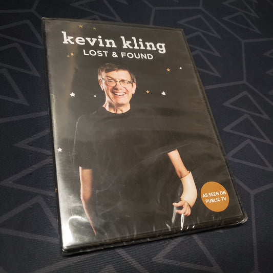 Image shows the front of the case for the movie Kevin Kling: Lost & Found on DVD