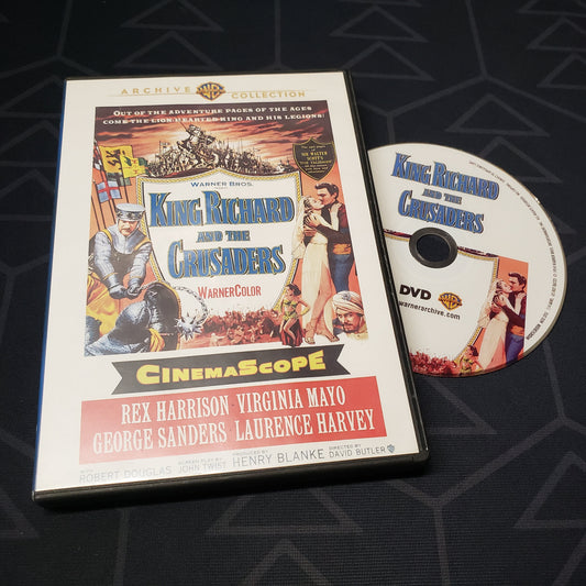 Image shows the case & disc for the movie King Richard and the Crusaders on DVD
