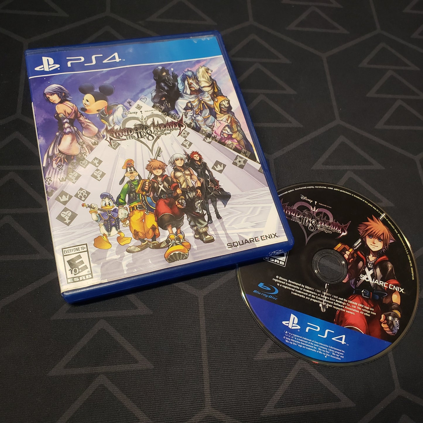Image shows the case and disc for the video game Kingdom Hearts HD II.8: Final Chapter Prologue for Playstation 4