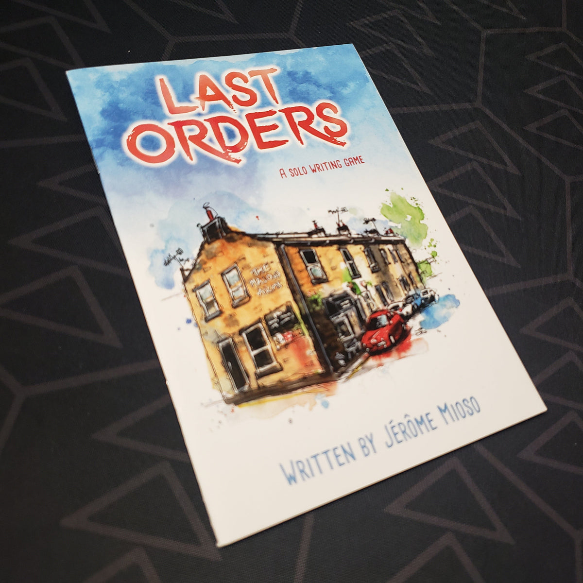 Image shows the front cover of the Last Orders roleplaying game book