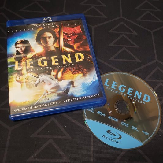 Image shows the case & disc for the movie Legend on Blu-Ray