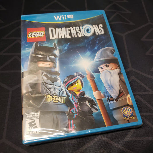 Image shows the front of the case for the video game LEGO Dimensions for Nintendo Wii U