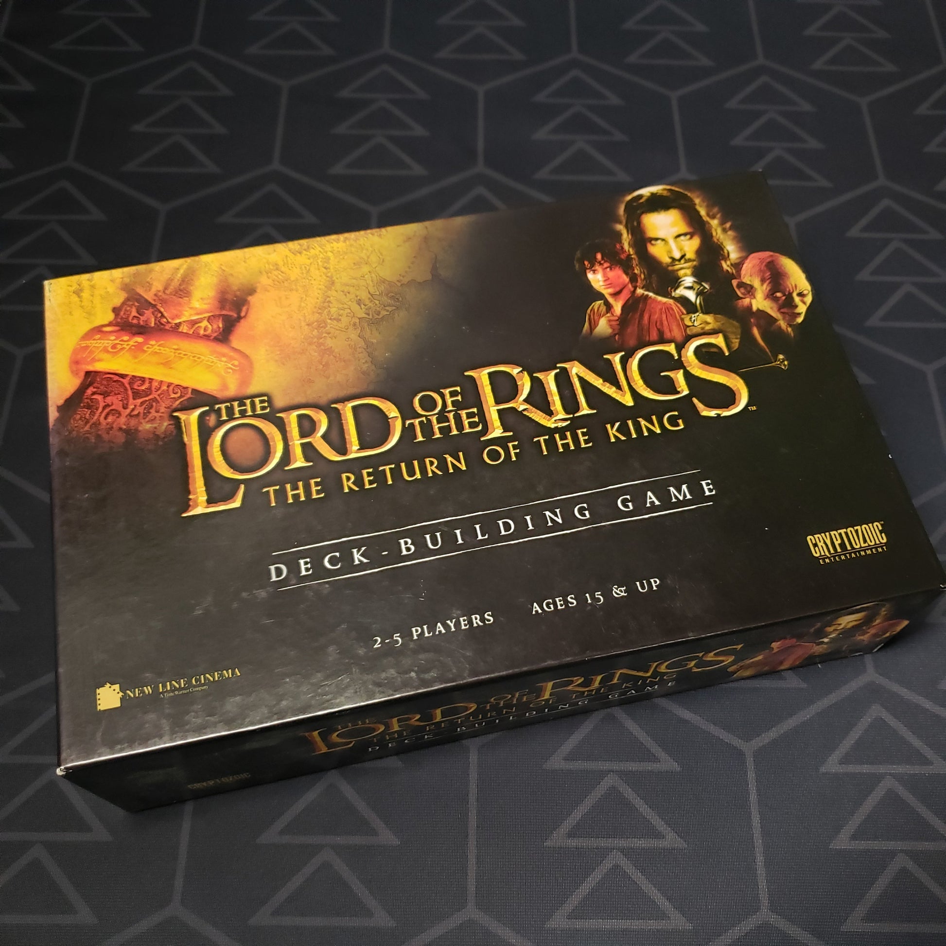 Image shows the front cover of the box of the Lord of the Rings: Return of the King Deckbuilding Game