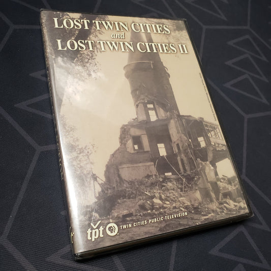 Image shows the front of the case for the movie Lost Twin Cities I & II on DVD