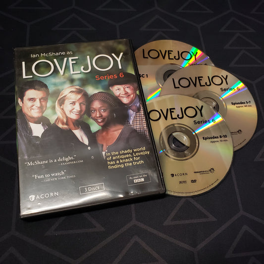 Image shows the case & three discs for the sixth series of Lovejoy on DVD