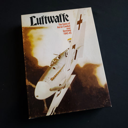 Image shows the front cover of the box of the Luftwaffe board game