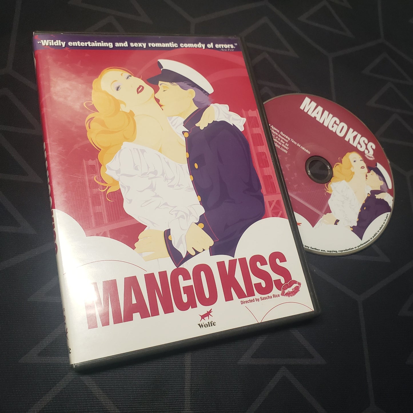 Image shows the case & disc for the movie Mango Kiss on DVD