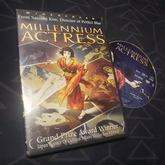 Image shows the case & disc for the movie Millenium Actress on DVD