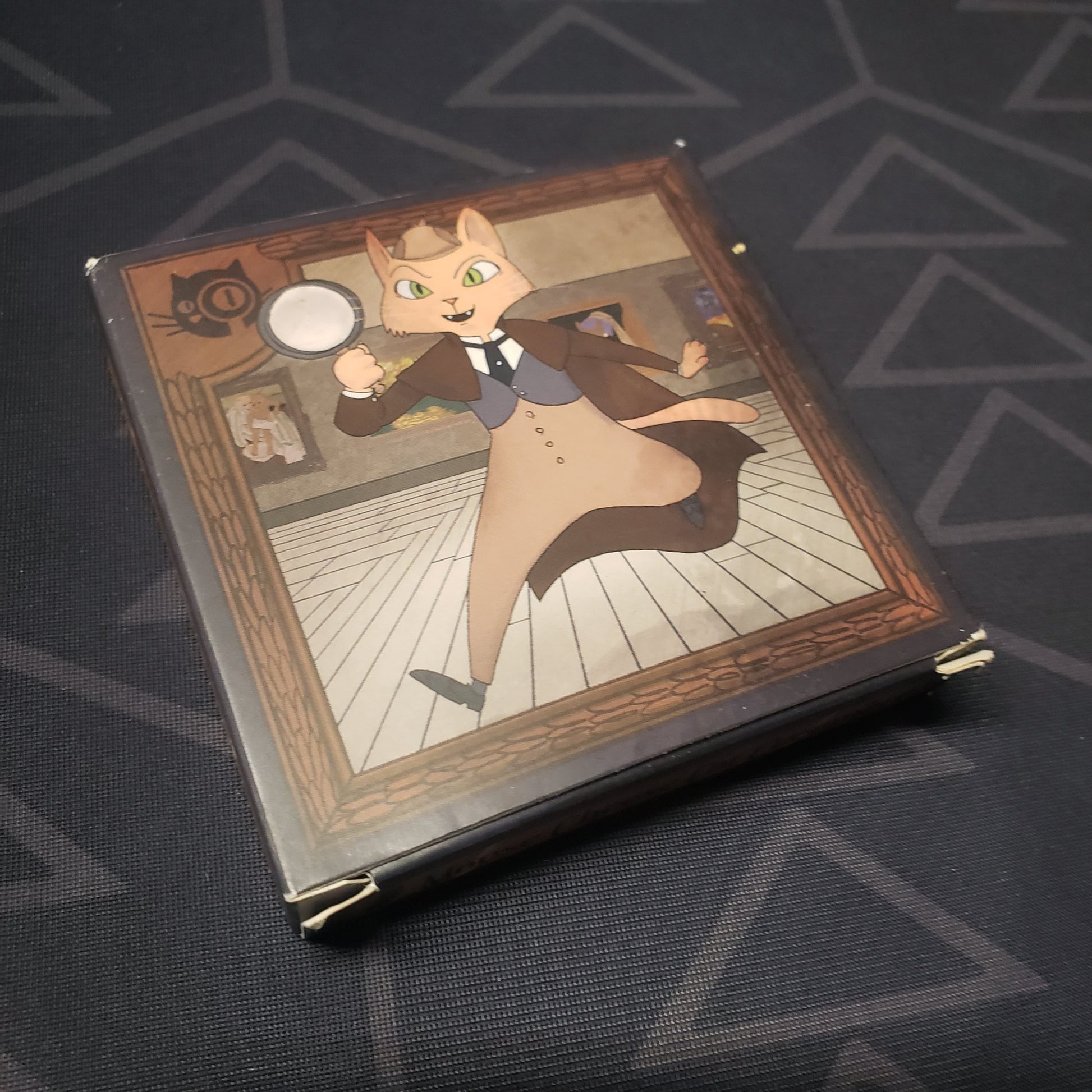Image shows the front cover of the box for the Mouse Cheese Cat Cucumber card game