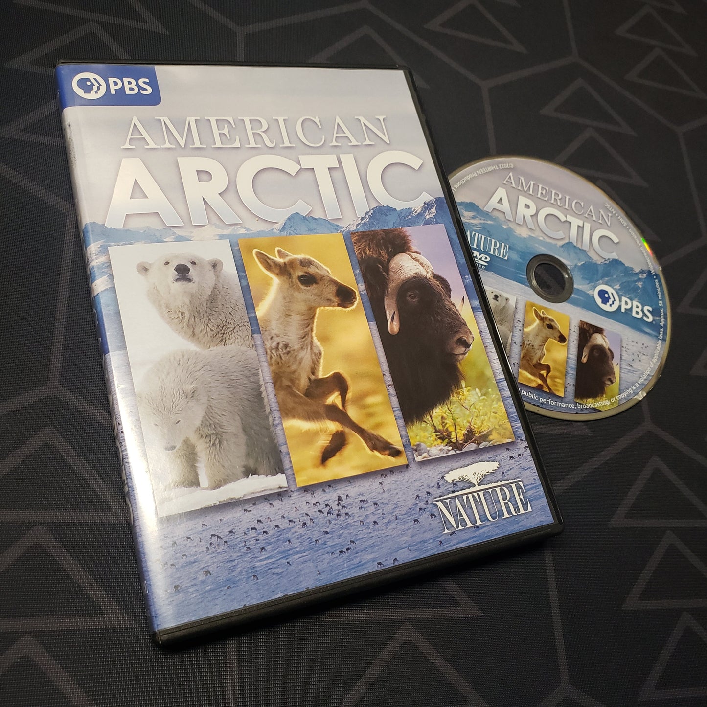 Image shows the case & disc for the movie Nature: American Arctic on DVD