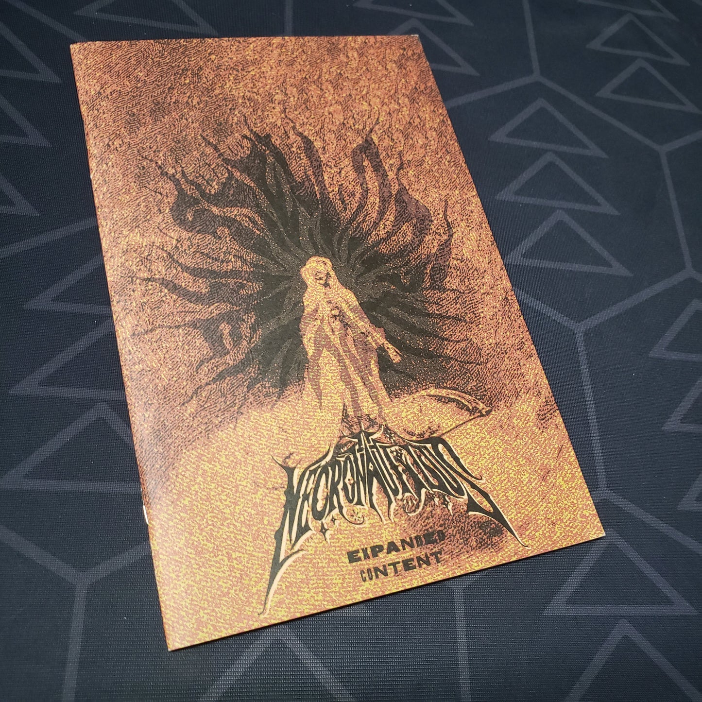 Image shows the front cover of the Stellar Remnants book for the roleplaying game Necronautilus