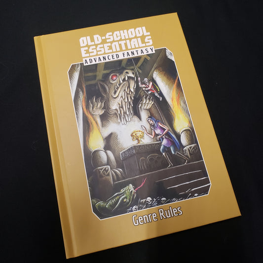 Image shows the front cover of the Genre Rules book for the Old-School Essentials roleplaying game