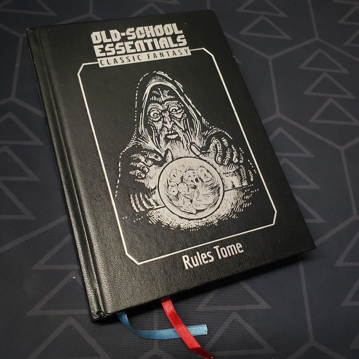 Image shows the front cover of the Old-School Essentials: Classic Fantasy - Rules Tome (Leatherette Printing) roleplaying game book