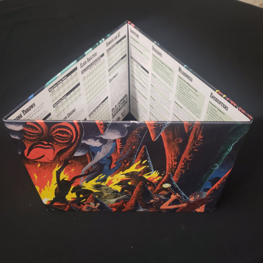 Image shows the Deluxe Referee's Screen for the roleplaying game Old-School Essentials