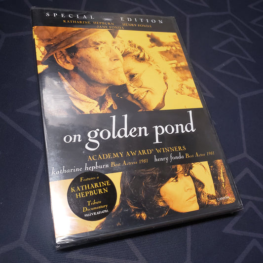 Image shows the front of the case for the movie On Golden Pond on DVD