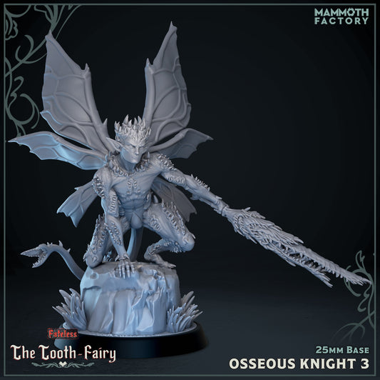 Image shows a 3D render of a tooth sprite gaming miniature.