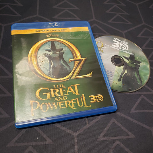 Image shows the case & disc for the movie Oz the Great and Powerful on 3D Blu-Ray