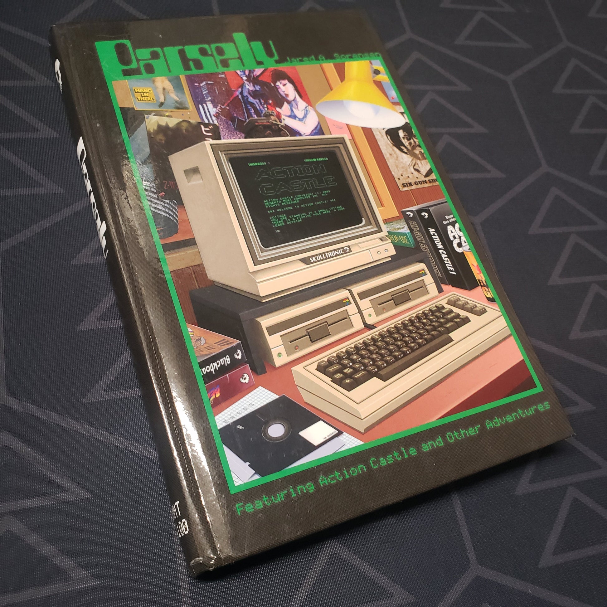 Image shows the front cover of the Parsely roleplaying game book