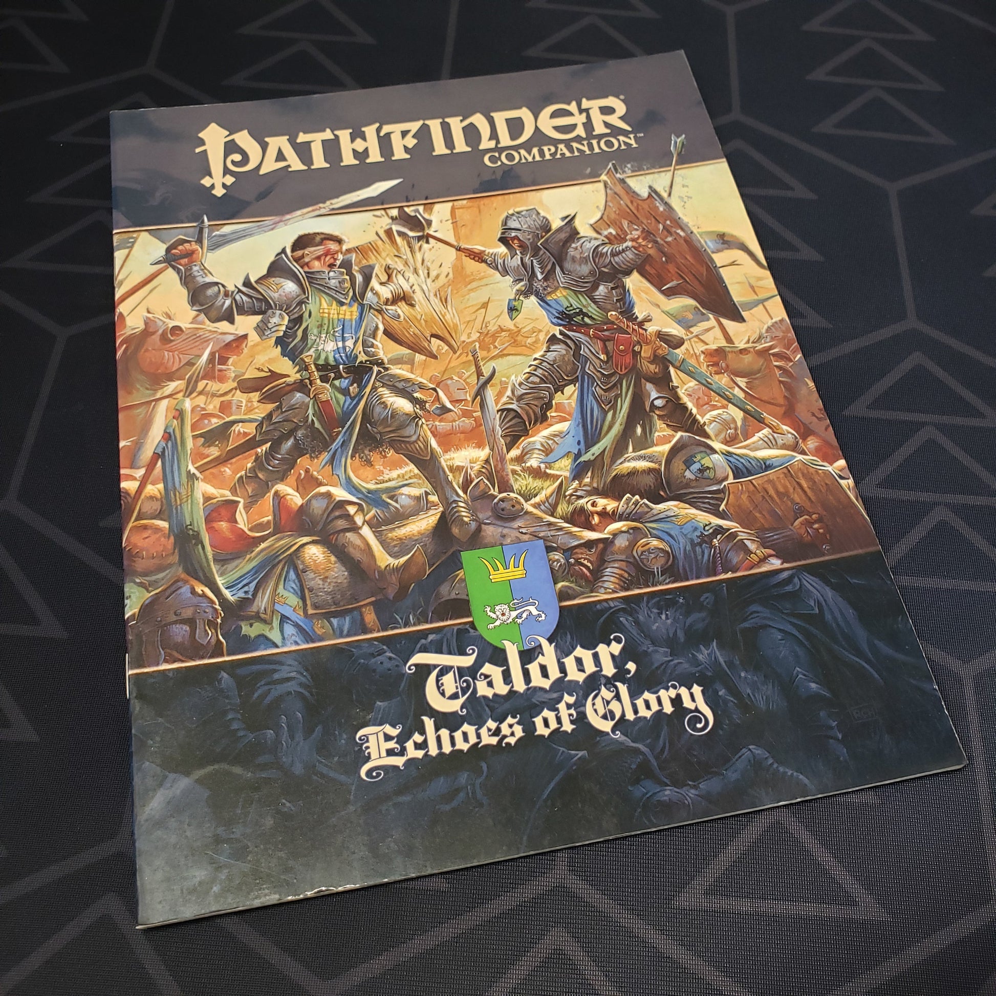 Image shows the front cover of the Taldor, Echoes of Glory book for the roleplaying game Pathfinder: First Edition