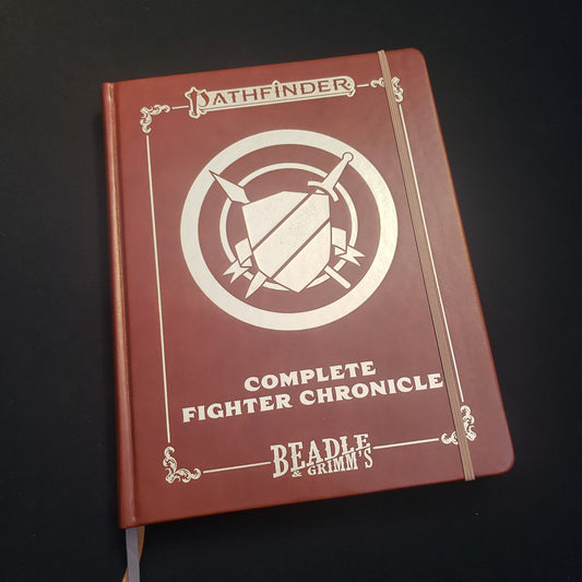 Image shows the front cover of the Complete Fighter Chronicle book for the Pathfinder 2E roleplaying game