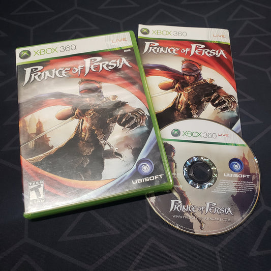 Image shows the case, manual and disc for the video game Prince of Persia for Xbox 360