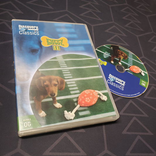 Image shows the case & disc for the movie Puppy Bowl II on DVD