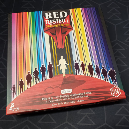 Image shows the front cover of the Collector's Edition box for the board game Red Rising