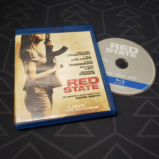 Image shows the case & disc for the movie Red State on Blu-Ray