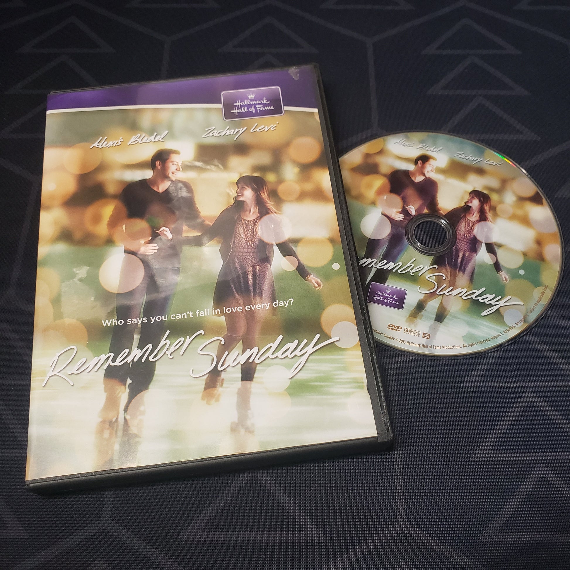 Image shows the case & disc for the movie Remember Sunday on DVD