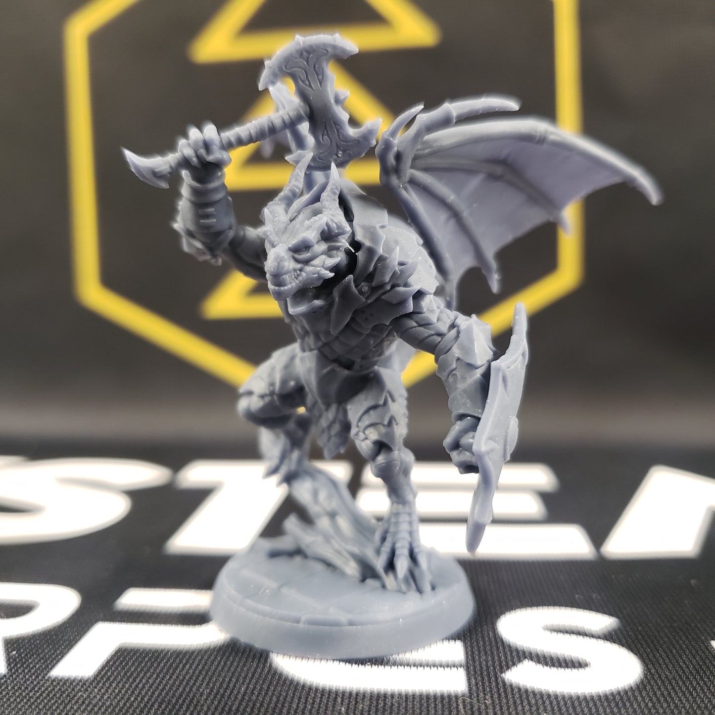 Draconian Shock Troop: Sculpt D (Male Dragonborn Soldier)