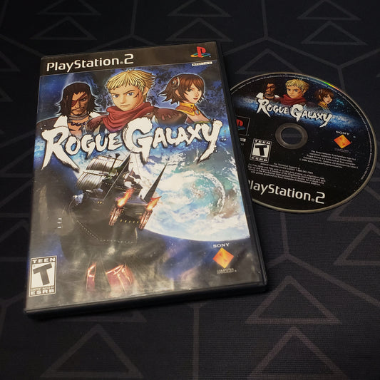 Image shows the case & disc for the video game Rogue Galaxy for Playstation 2
