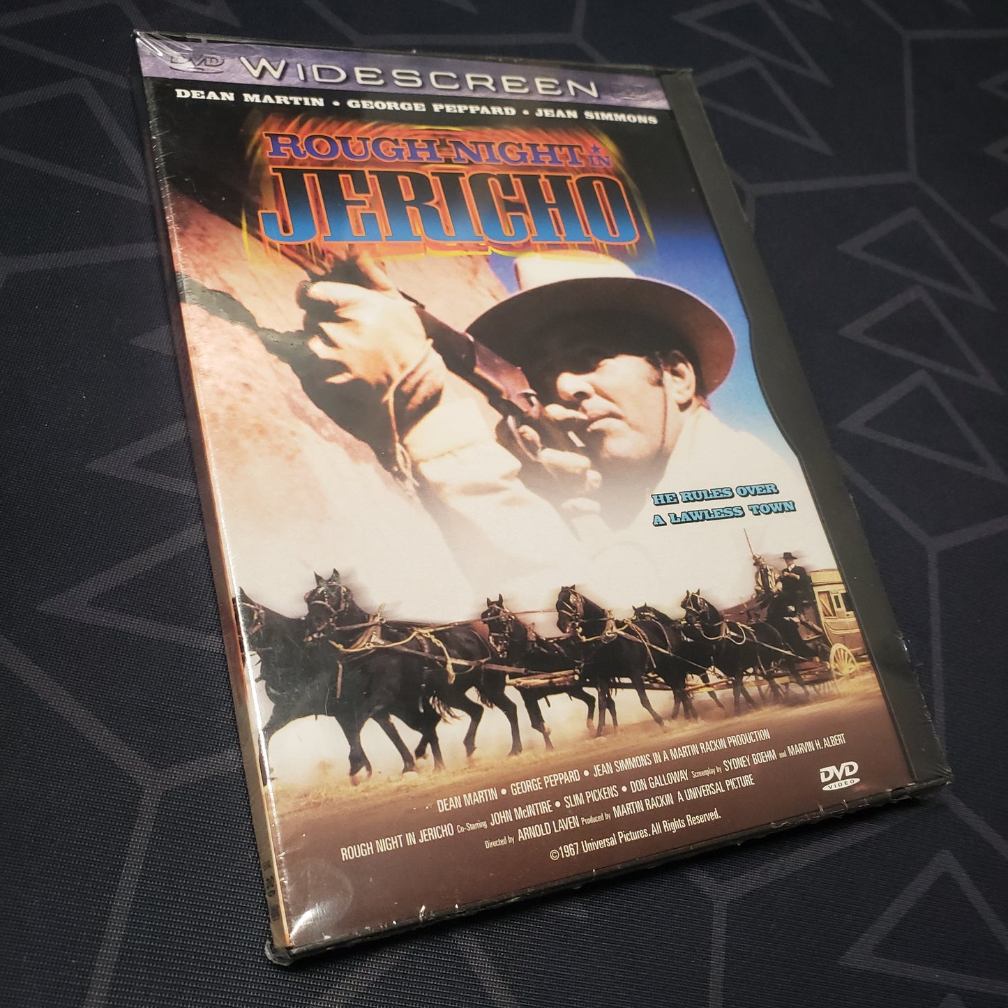 Image shows the front of the case for the movie Rough Night in Jericho on DVD